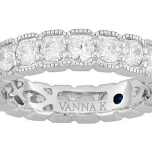 Bella Luce 3.67ctw Round Brilliant Cut Cubic Zirconia Platineve Eternity Band